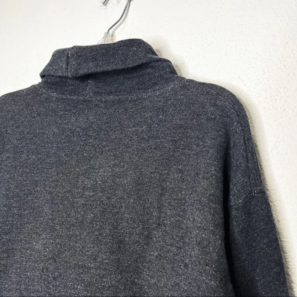 J. Crew Cozy Turtleneck Cowl Vintage Fleece Terry Sweatshirt Pullover Gorpcore